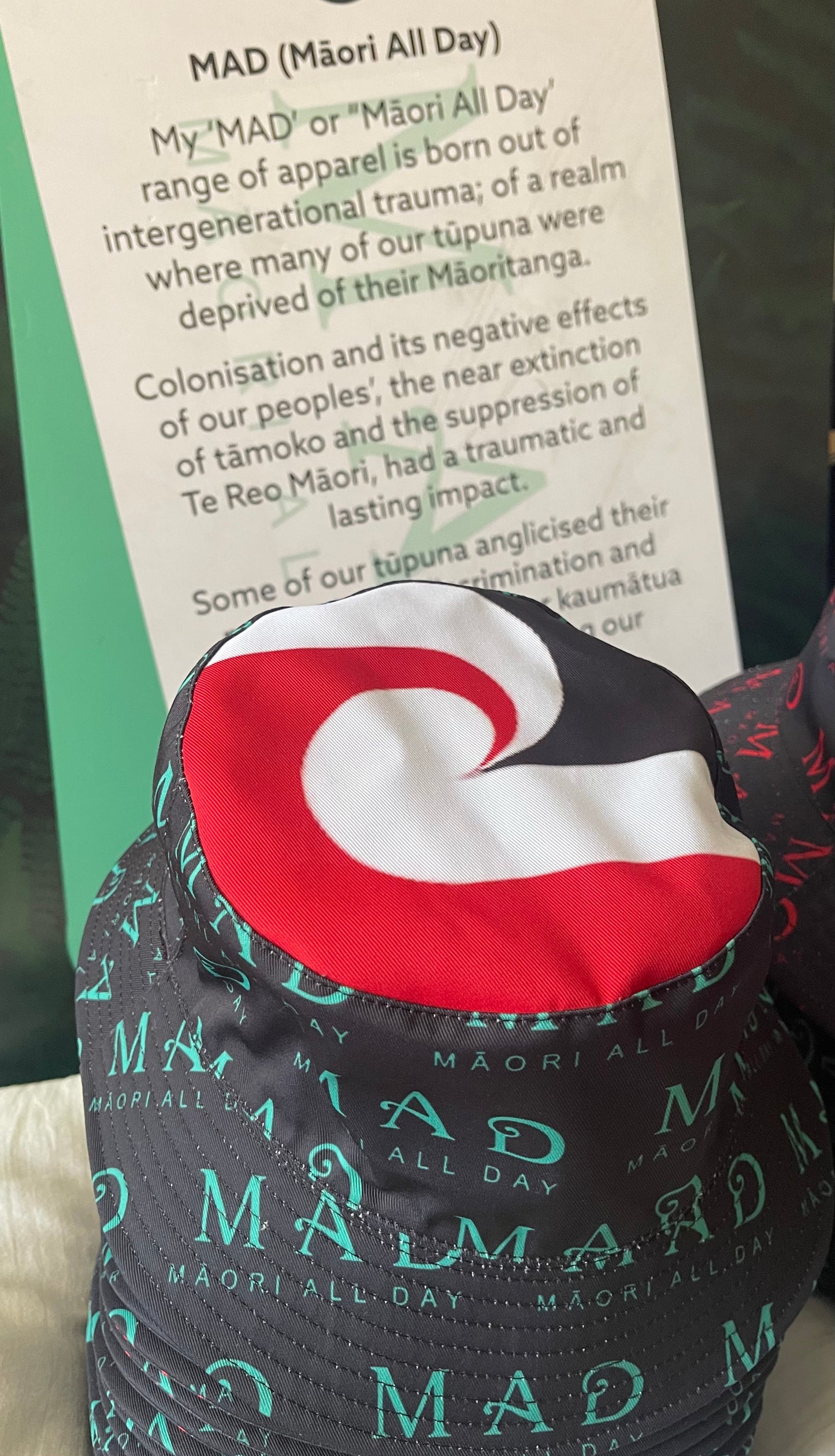 Kids Tinō M.Ā.D Bucket Hats (Reversible) 54cm