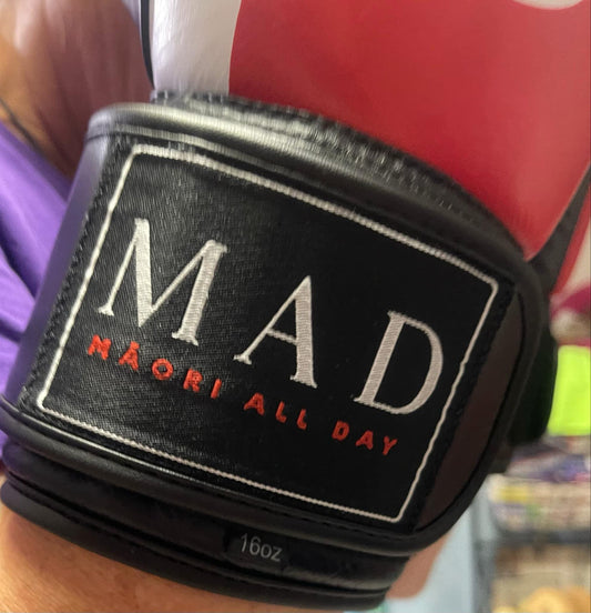 Tinō Māori All Day 12&16oz Leather Boxing Gloves